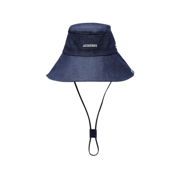 Jacquemus Le Bob De-Nimes Bucket Hat Navy - NWT - Picture 1 of 5